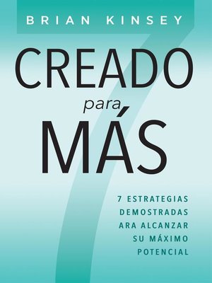 cover image of Creado para Más